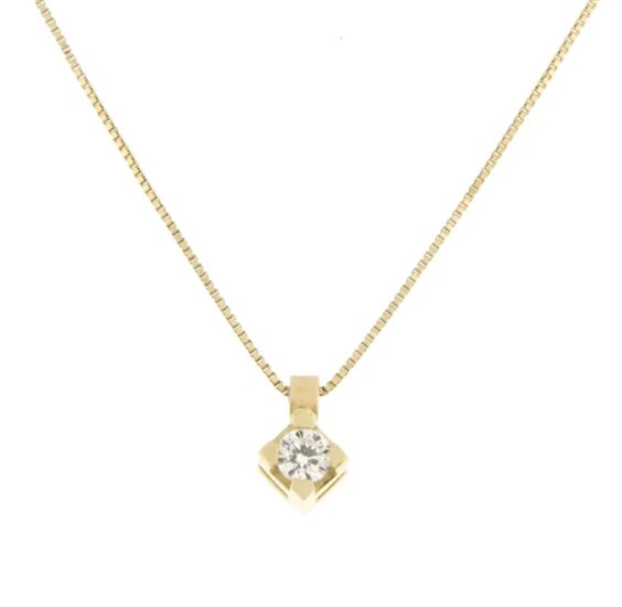 Collana Promesse Donna in Oro giallo 0.10 Ct PPLXOG10 - PPLXOG10